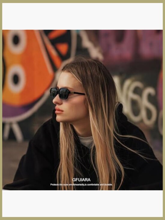 Rectangle Retro Sunglasses Women Men Small Square Frame 90s Style Sunnies UV400